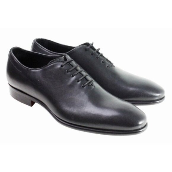 Franck Black Oxford Mens Leather Shoes main image 5